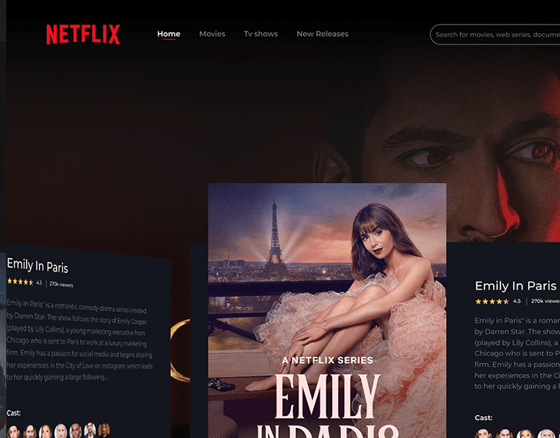 Netflix Website Redesign